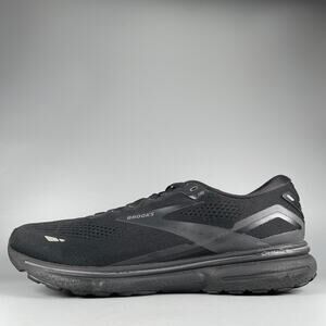 Brooks Ghost 15 Men's Size 14 2E Wide Black Running Sneakers Athletic Shoes GUC